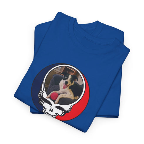 Custom Dog Stealie Grateful Dead T-Shirt