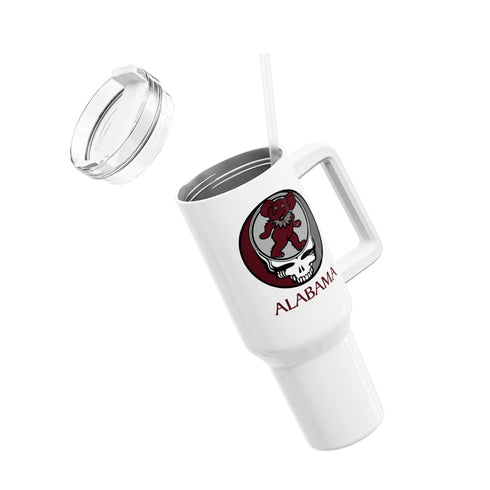 Grateful Dead - Alabama Stealie "Fat Man" Tumbler,  Double Insulated 40oz Travel Mug - StealieShop