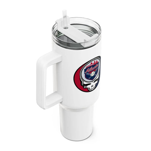 Grateful Dead - Atlanta Braves "Fat Man" Tumbler, Double Insulated 40oz Travel Mug - StealieShop