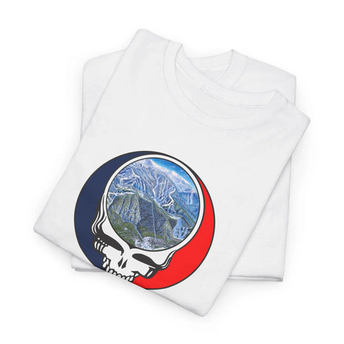Ride Heavenly Trail Map Stealie Grateful Dead T-Shirt