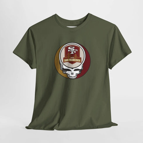 Grateful Dead - San Francisco 49ers Grateful Dead Steal Your Face T-Shirt - NFL - StealieShop