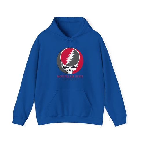Montclair State University Grateful Dead Hoodie - Hooded Sweatshirt - MSU - StealieShop