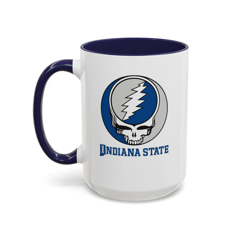 Indiana State University Grateful Dead Stealie Coffee Mug (11oz or 15oz) - StealieShop