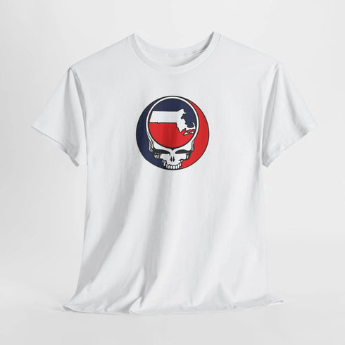 Massachusetts Map Stealie Grateful Dead T-Shirt