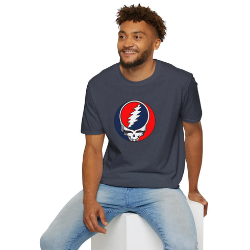 Classic Grateful Dead Steal Your Face Tee Printify
