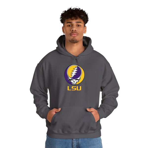 LSU Grateful Dead Unisex Heavy Blend Hoodie StealieShop