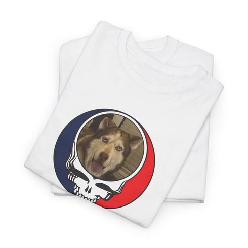 Custom Dog Stealie Unisex Grateful Dead T-Shirt (66)