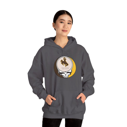 University of Wyoming Grateful Dead Unisex Heavy Blend Hoodie StealieShop