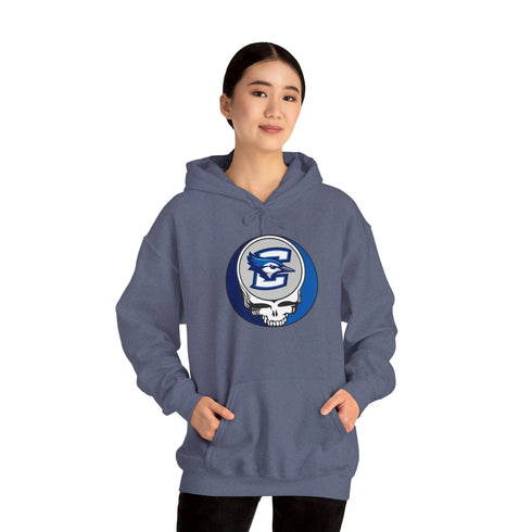 Creighton University Grateful Dead Unisex Heavy Blend Hoodie - StealieShop