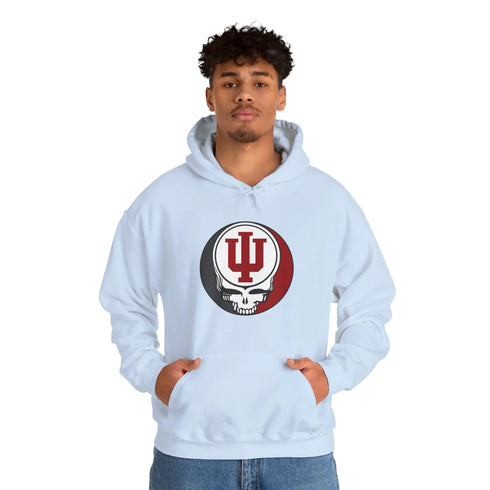 Indiana University Grateful Dead Steal Your Face Unisex Hoodie StealieShop