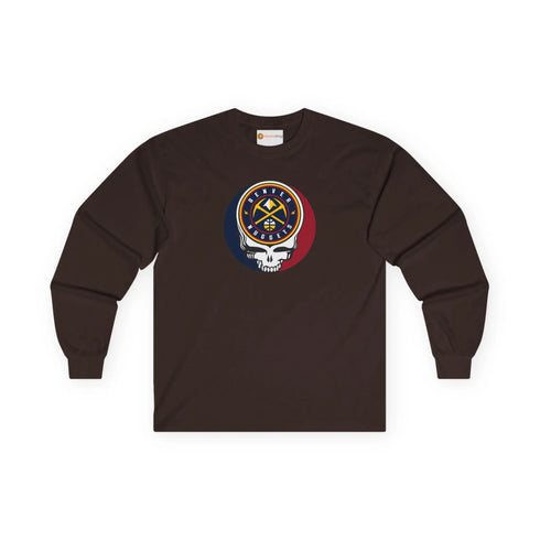 Denver Nuggets Grateful Dead Long Sleeve Tee - NBA StealieShop