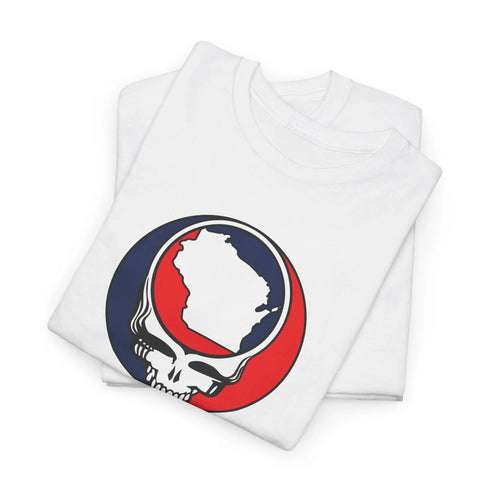 Wisconsin Map Stealie Grateful Dead T-Shirt