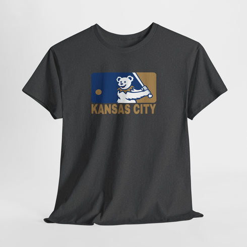 Kansas City Royals Dancing Bear MLB Logo Unisex Grateful Dead T-Shirt