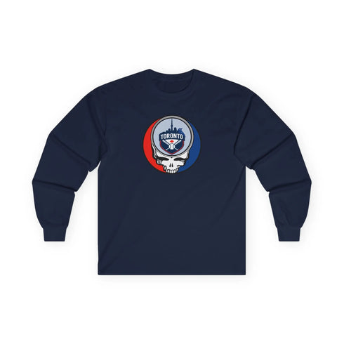Grateful Dead - Toronto Blue Jays Classic Stealie Long Sleeve Tee - MLB - StealieShop