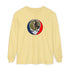 Custom Dog Stealie Garment-Dyed Long Sleeve T-Shirt (165)