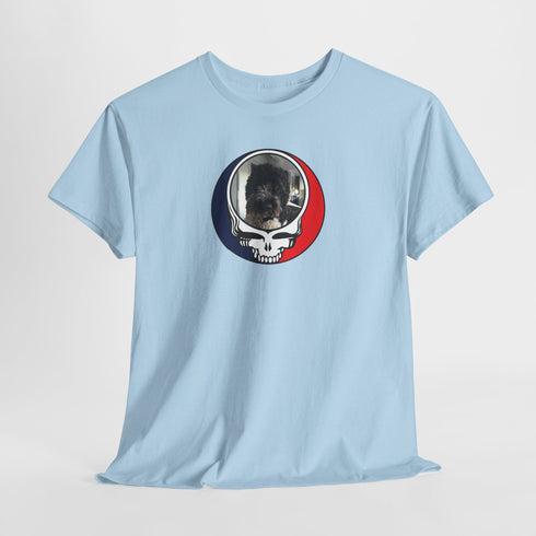 Custom Dog Stealie Unisex Grateful Dead T-Shirt (120)