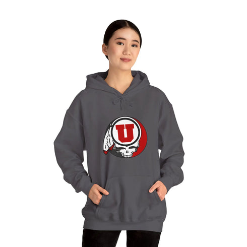 University of Utah Grateful Dead Hoodie StealieShop