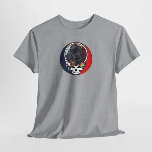 Custom Dog Stealie Unisex Grateful Dead T-Shirt (150)