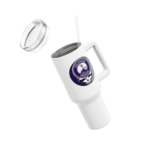 Grateful Dead - Colorado Rockies "Fat Man" Tumbler, Double Insulated 40oz Travel Mug - StealieShop