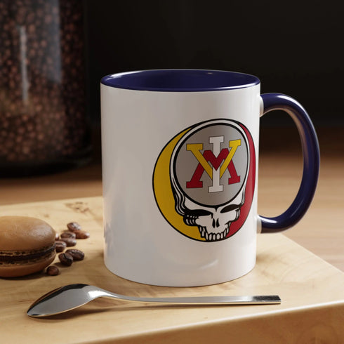 Virginia Military Institute Grateful Dead Stealie Coffee Mug (11oz or 15oz) - StealieShop