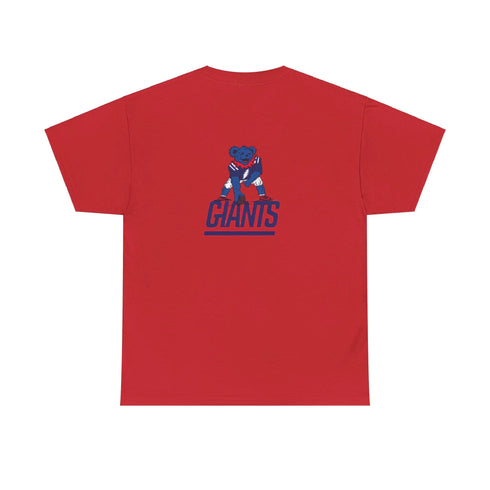 New York Giants Grateful Dead Dancing Bear T-Shirt - NFL - StealieShop