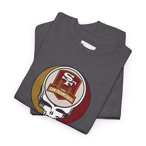 Grateful Dead - San Francisco 49ers Grateful Dead Steal Your Face T-Shirt - NFL - StealieShop