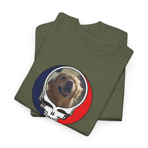 Custom Dog Stealie Unisex Grateful Dead T-Shirt (89)