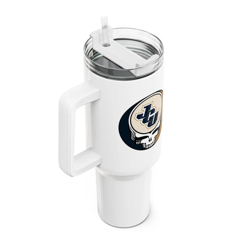 Grateful Dead - John Carroll University Stealie "Fat Man" Tumbler, Double Insulated 40oz Travel Mug - StealieShop