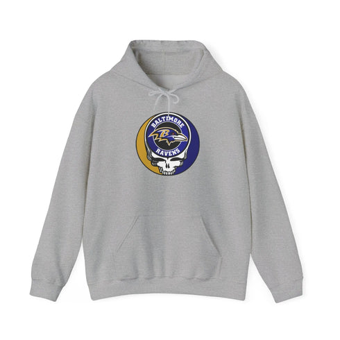 Baltimore Ravens Logo Stealie Grateful Dead Hoodie