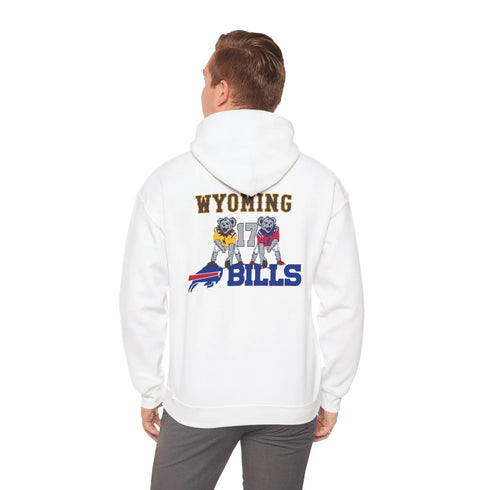 Buffalo Bills x Wyoming Cowboys Dancing Bear Unisex Hoodie StealieShop