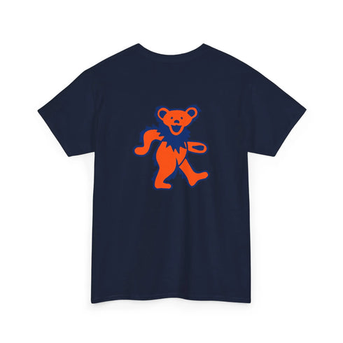 Grateful Dead - New York Mets Classic Stealie / Dancing Bear Two-Sided T-Shirt - MLB - StealieShop