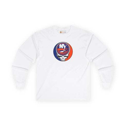 New York Islanders Grateful Dead Long Sleeve Tee StealieShop