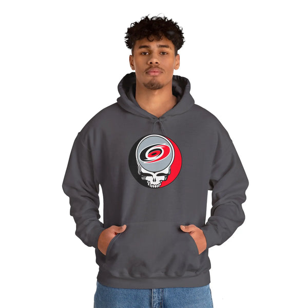Carolina Hurricanes Grateful Dead Unisex Heavy Blend Hoodie StealieShop
