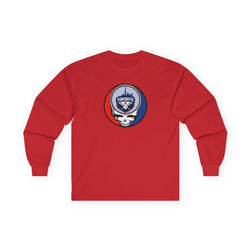 Grateful Dead - Toronto Blue Jays Classic Stealie Long Sleeve Tee - MLB - StealieShop