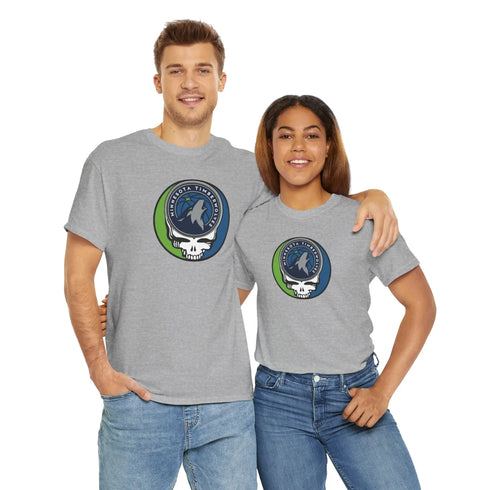 Grateful Dead - Minnesota Timberwolves Grateful Dead Steal Your Face T-Shirt - NBA - StealieShop