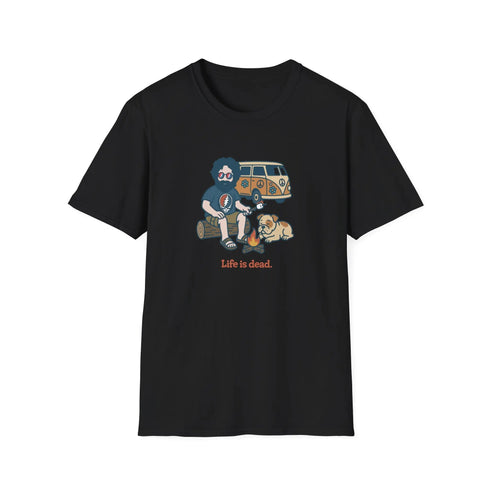 Grateful Dead - Campin' Jerry - Life is dead. Grateful Dead T-Shirt - StealieShop