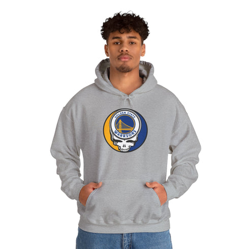 Golden State Warriors Grateful Dead Steal Your Face Unisex Hoodie - NBA