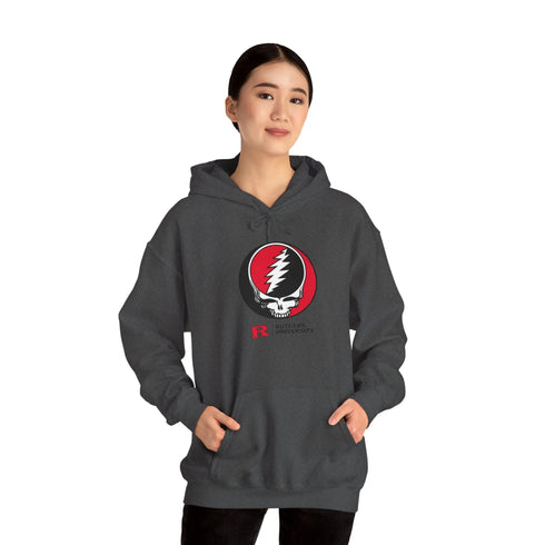 Rutgers University Grateful Dead Hoodie - Hooded Sweatshirt StealieShop