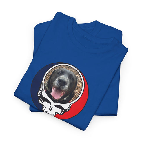 Custom Dog Stealie Unisex Grateful Dead T-Shirt (140)