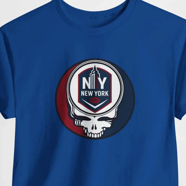 Grateful Dead - The Gridiron Collection: New York Giants Stealie Unisex T-Shirt - NFL - StealieShop