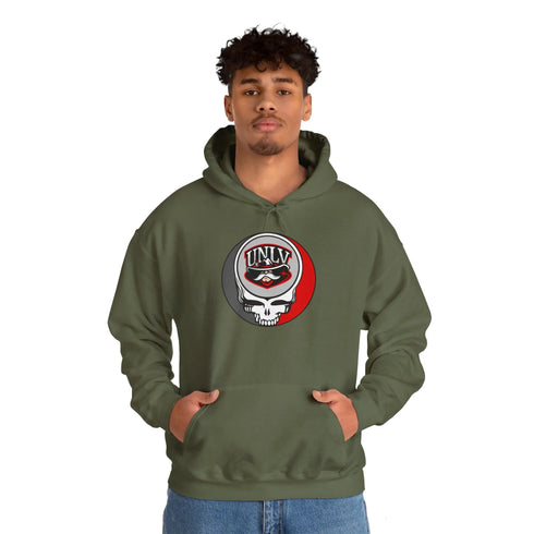 UNLV Grateful Dead Unisex Heavy Blend Hoodie - Hooded Sweatshirt - StealieShop