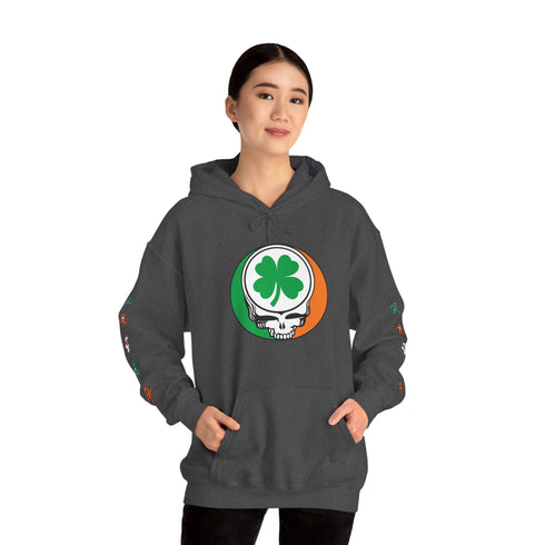 Irish Stealie with Dancing Bears Sleeves Premium Unisex Hoodie