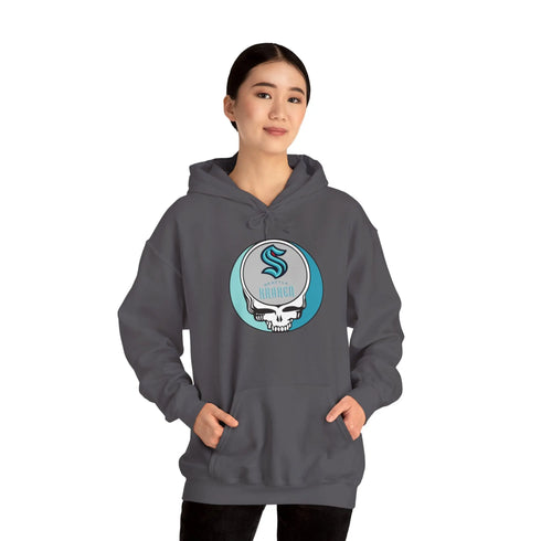 Seattle Kraken Grateful Dead Unisex Heavy Blend Hoodie StealieShop
