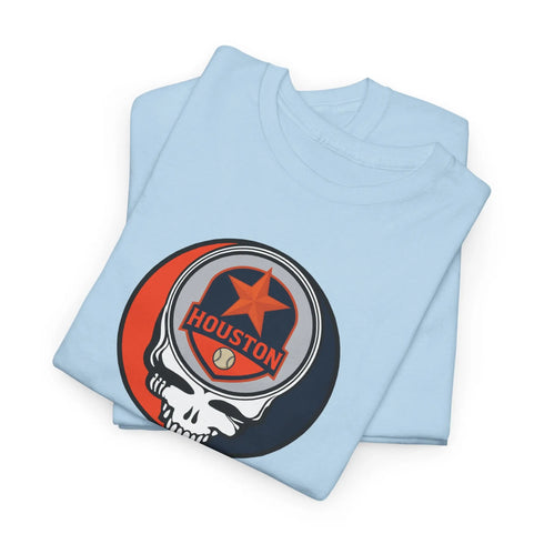 Grateful Dead - Houston Astros Grateful Dead Steal Your Face T-Shirt - MLB - Athletics - St Louis - StealieShop