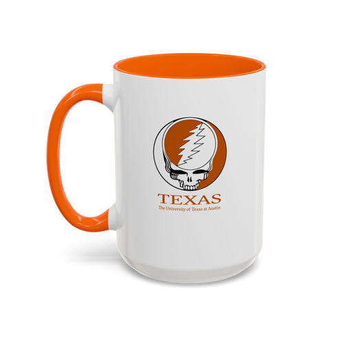 Grateful Dead - University of Texas Grateful Dead Stealie Coffee Mug (11oz or 15oz) - StealieShop