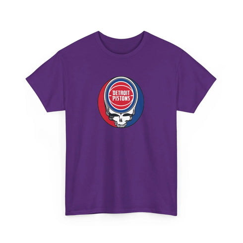 Detroit Pistons Grateful Dead T-Shirt - NBA - StealieShop