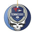 Grateful Dead - Tennessee Football Stealie Christmas Ornament - StealieShop