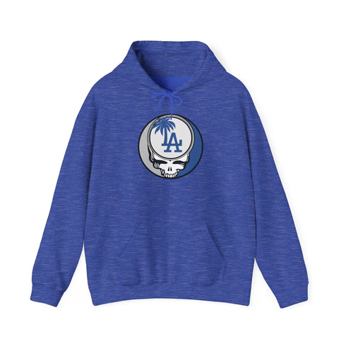 Grateful Dead - Los Angeles Dodgers Grateful Dead Unisex Heavy Blend Hoodie - StealieShop
