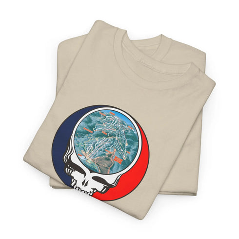 Gore Mountain Trail Map Stealie Grateful Dead T-Shirt