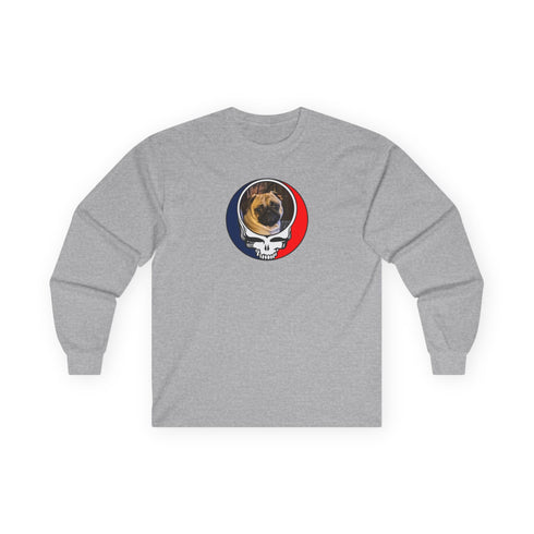 Custom Dog Stealie Grateful Dead Long Sleeve Tee (91)